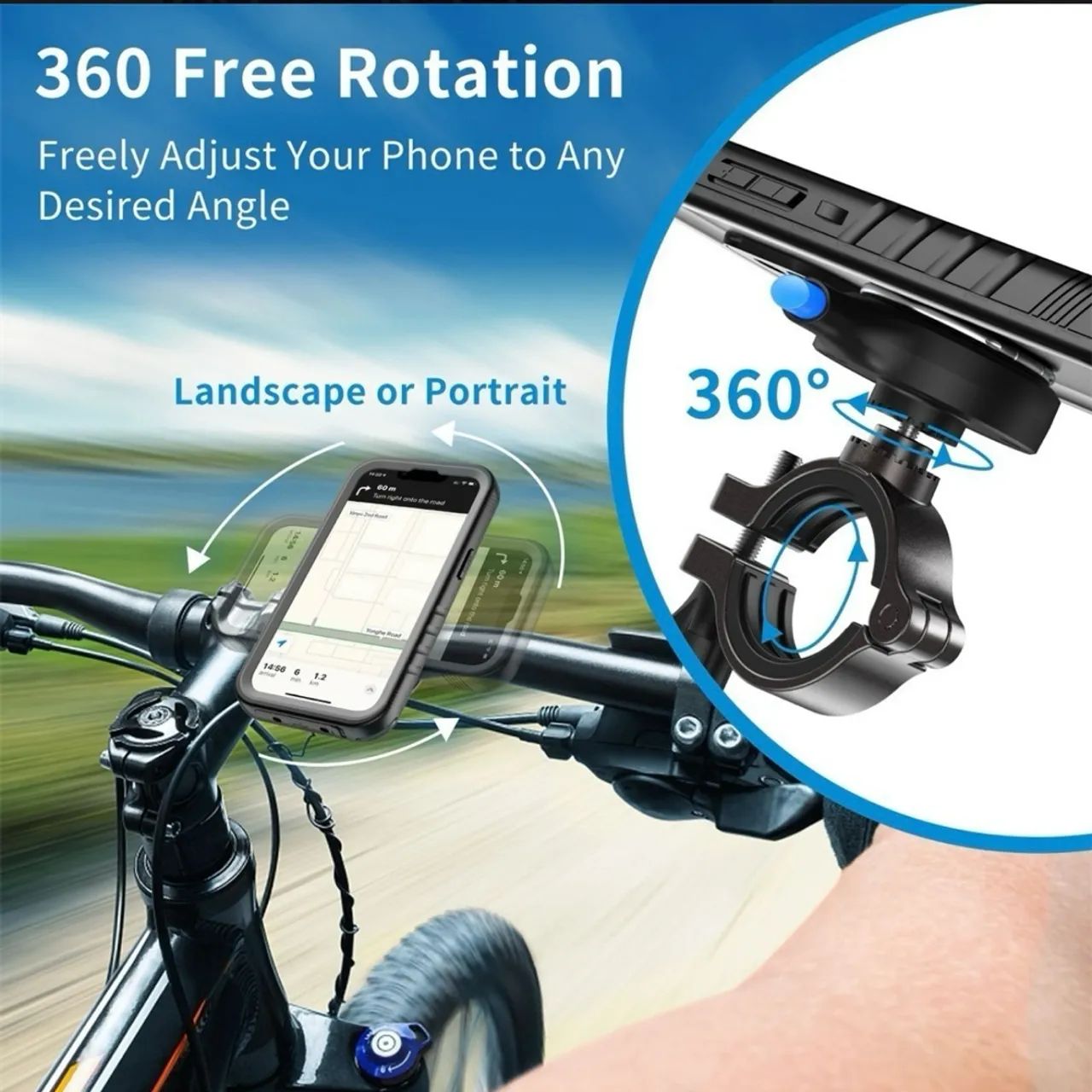 Suporte p/ celular Bicicleta Bike Sportlink Para iPhone 13 Pro Max - Foto 3