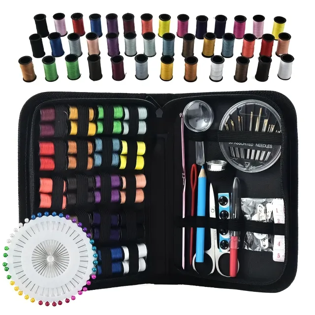 Kit Costura 128 peças com Estojo