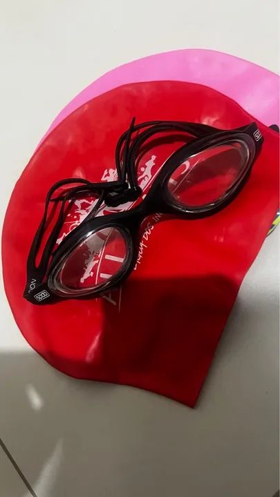 Kit Natação (nadadeira, oculos, touca e bolsa) - Foto 5