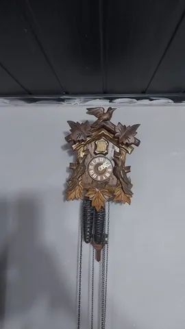 Relógio Cuco Alemão Mini Cuco Raríssimo Impecável