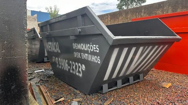 Container Almoxarifado para construcao civil, Cacambas para poly, Cacambas estacionaria - Foto 6