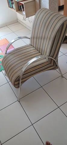 Poltrona tecido sued - Foto 2