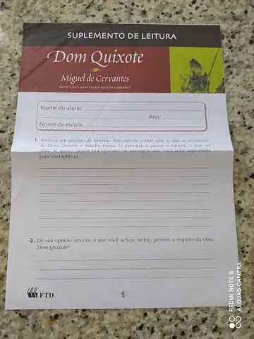 Livro Dom Quixote com Suplemento de leitura  - Foto 3