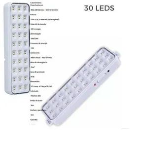 Luminária de Emergência Luatek-LK-730 - Foto 2