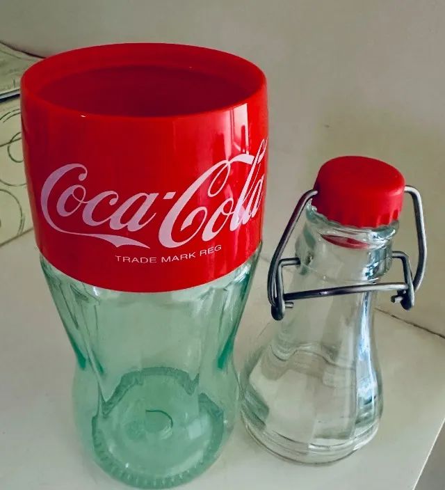 Coca-Cola garrafa/copo de colecionador (acrílico) - Foto 3