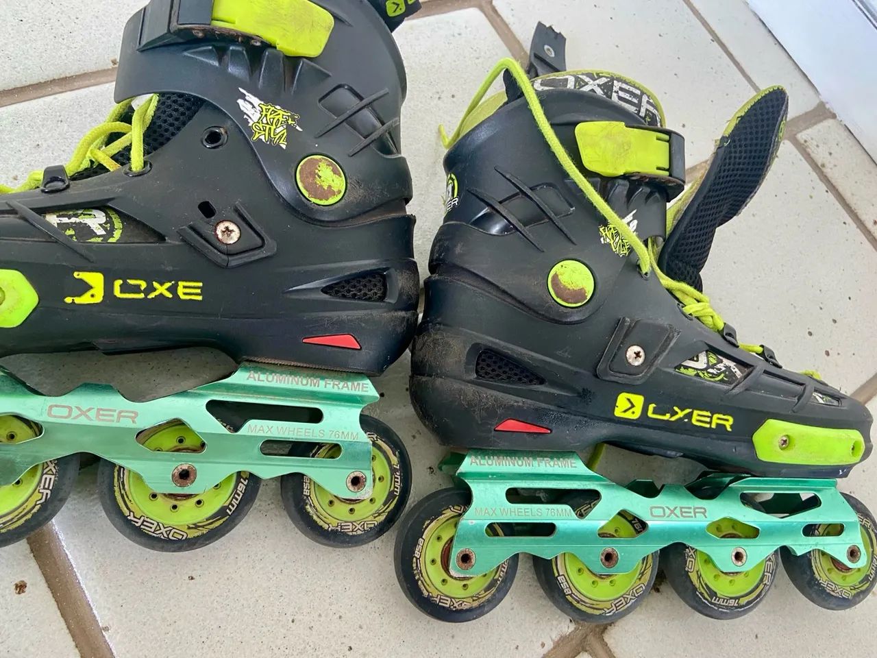 Patins Inline OXER - Tamanho 38 ÓTIMO! 
