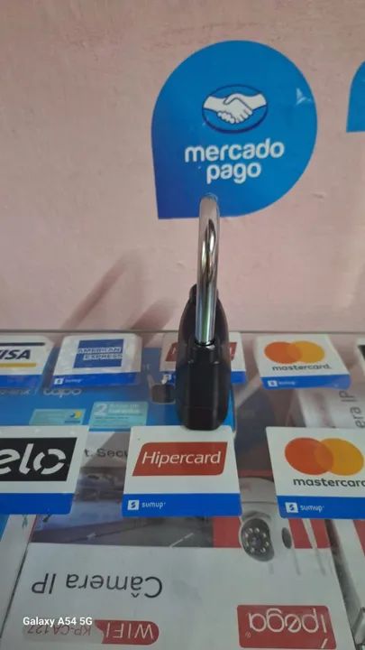 Cadeado Resistente Anti-Furto com Alarme Sonoro para Portões - Foto 5