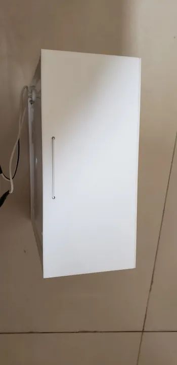 Lustre paflon acrílico quadrado branco sobrepor 18x18 - Foto 3