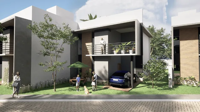 Imóvel novo em Condomínio, casas duplex, com 03 suítes (com 142 m² de área priv)