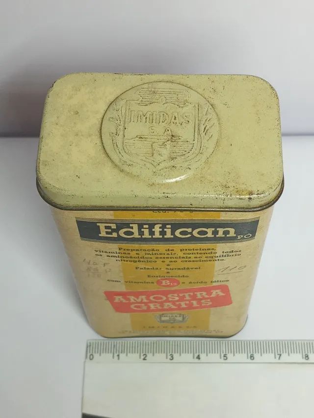 Lata Antiga Edifican Pó Amostra Grátis  - Foto 2