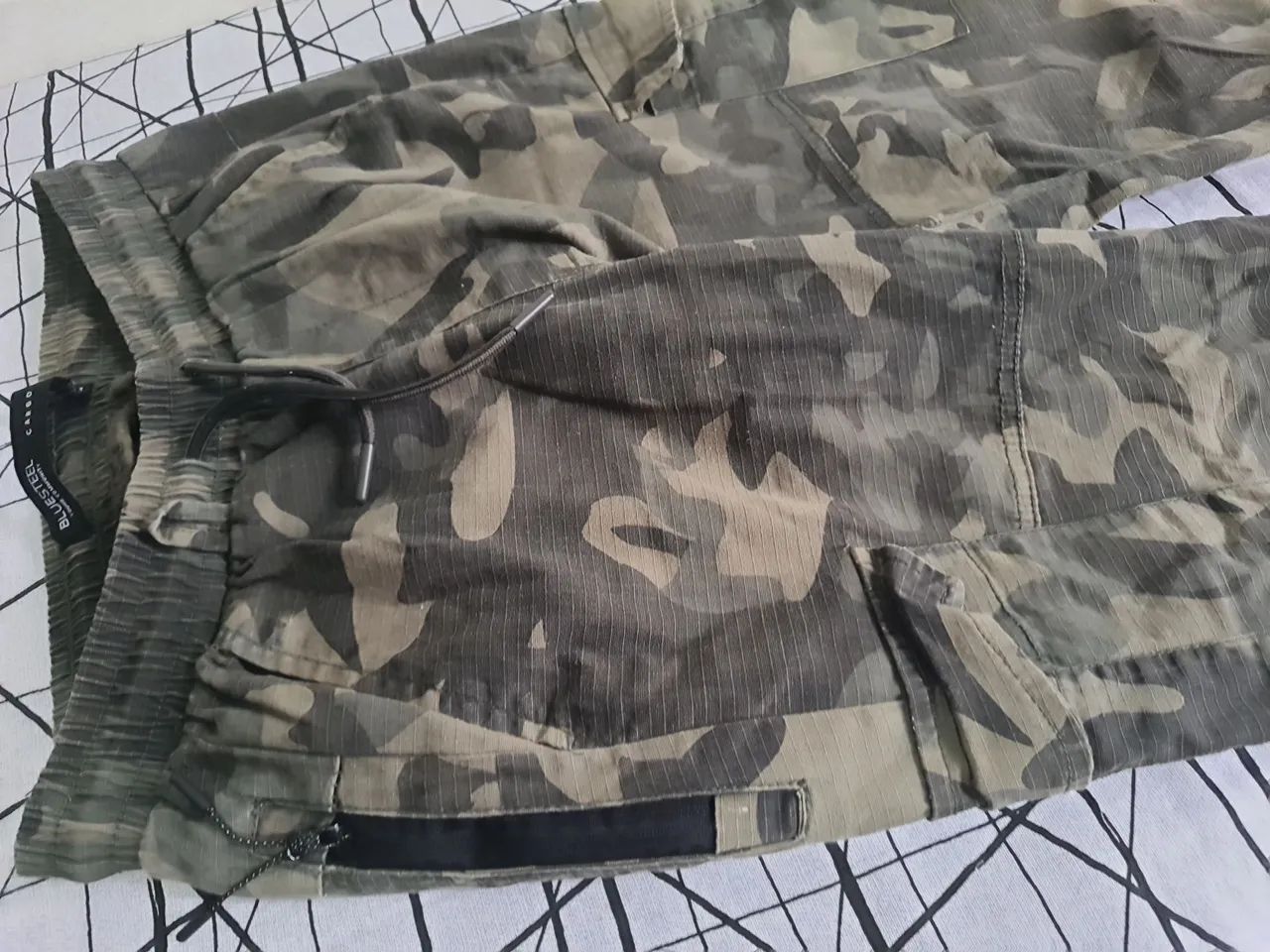 Calça Cargo Blue Steel Camuflada Masculina - Foto 5