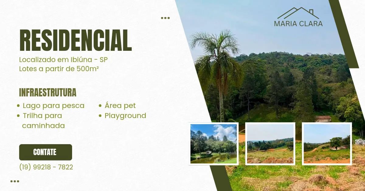 ATENÇÃO! Preço caiu: Lotes residenciais de 500m² por R$45mil - CORRA!