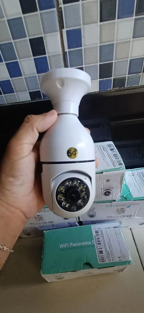 Câmera Wifi Panorama 360 5G - Segurança e Qualidade