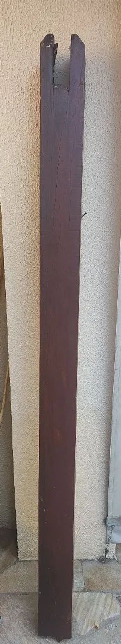 Pilar Quadrado de madeira Cumaru, 15cm x 15cm. - Foto 2