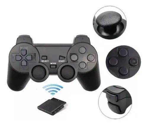 Controle Para Ps1 Ps2 Joystick Sem Fio Plug And Play - Foto 4
