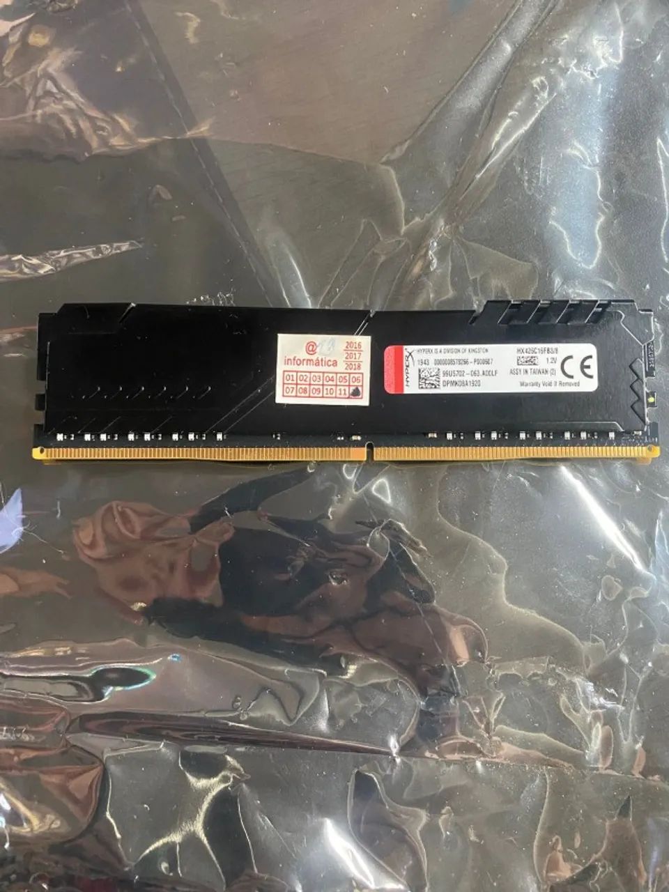 memoria ram 8GB kingston fury beast ddr4 - Foto 2