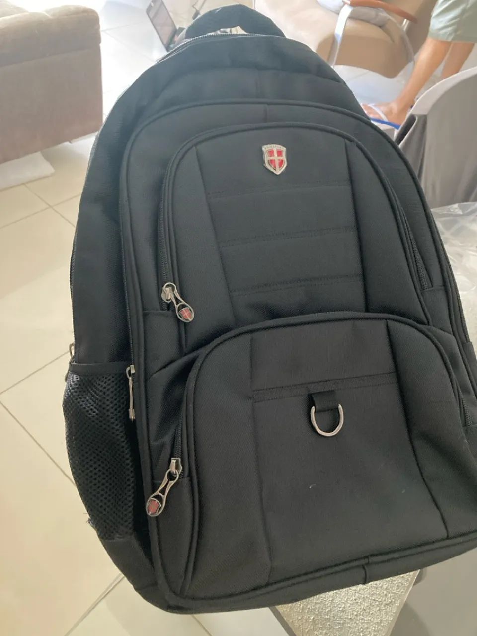 Mochila Preta de Alta Qualidade