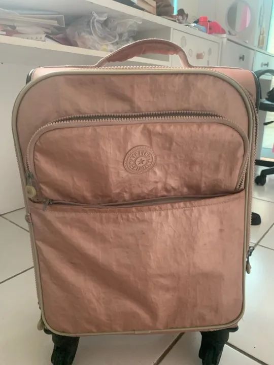 Mala de Viagem Kipling Rosa