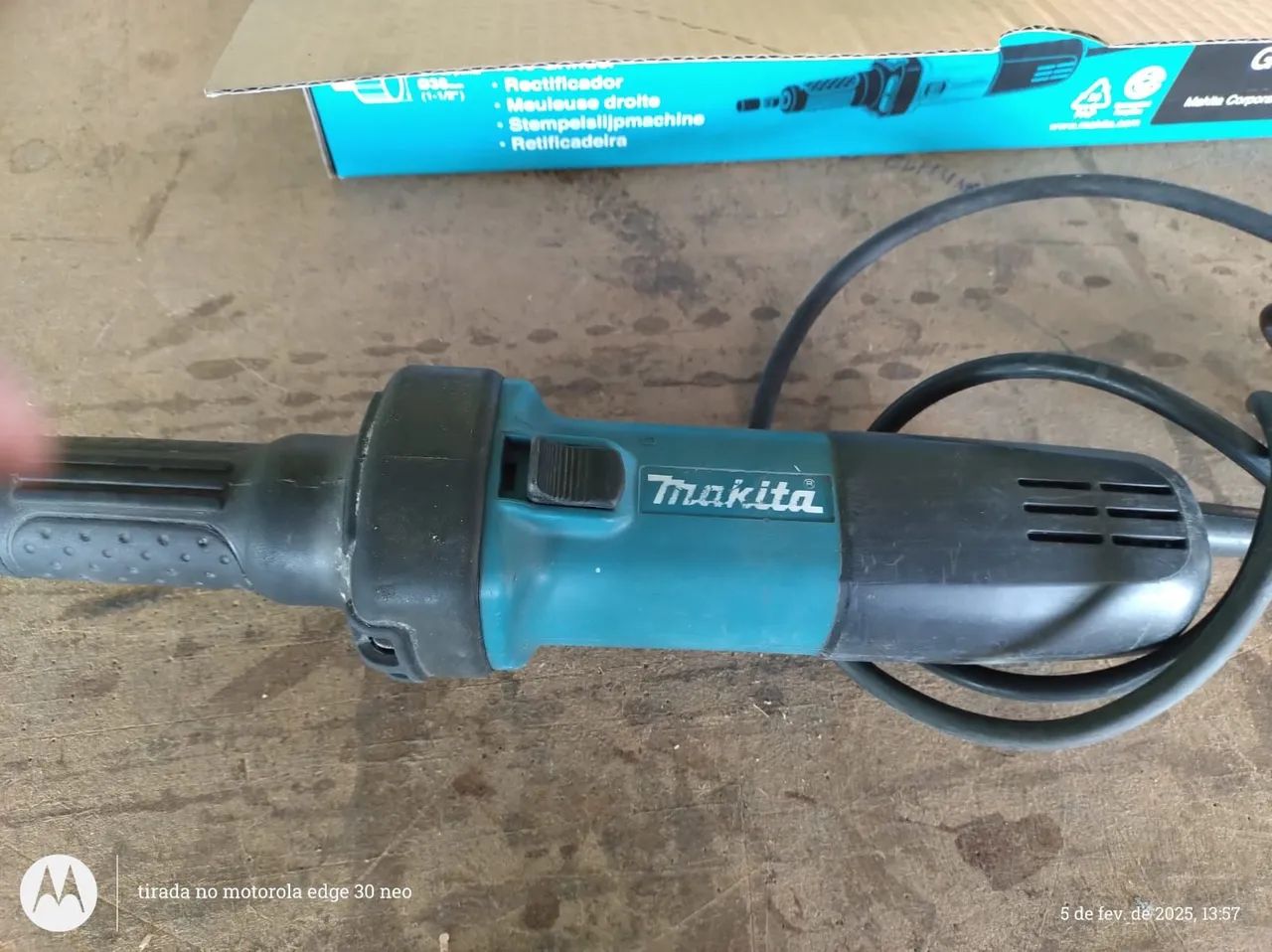 Retificadora GD 601 Makita  - Foto 3