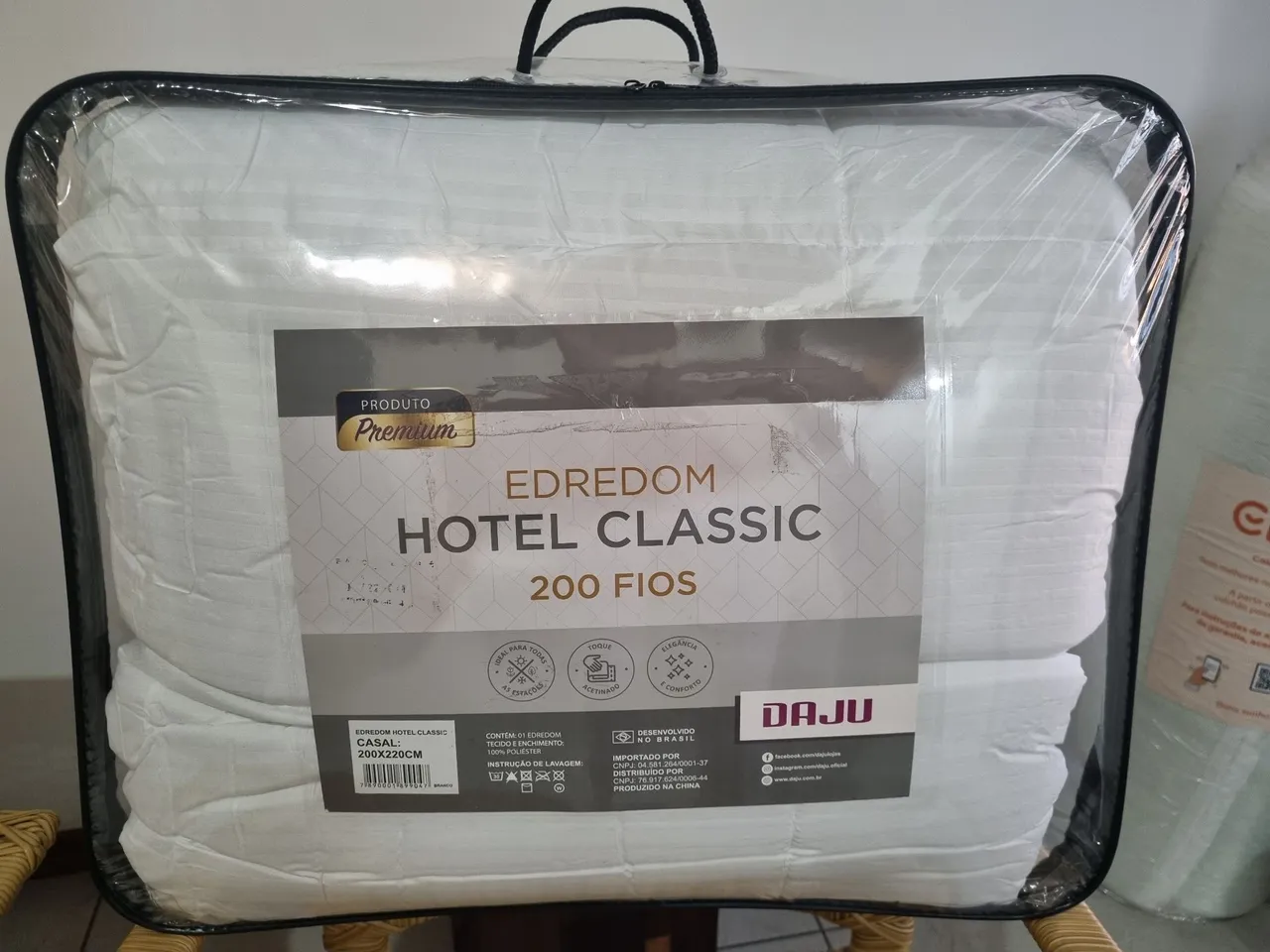 Oportunidade - Edredom Hotel Classic Casal 200 Fios - Daju