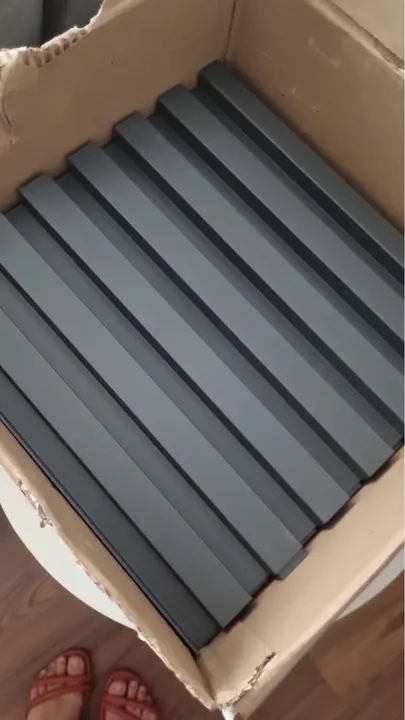 Placa Painel Ripado 30x30 - Kit 22 Peças (2m2) 9 Cores Anti - Foto 2