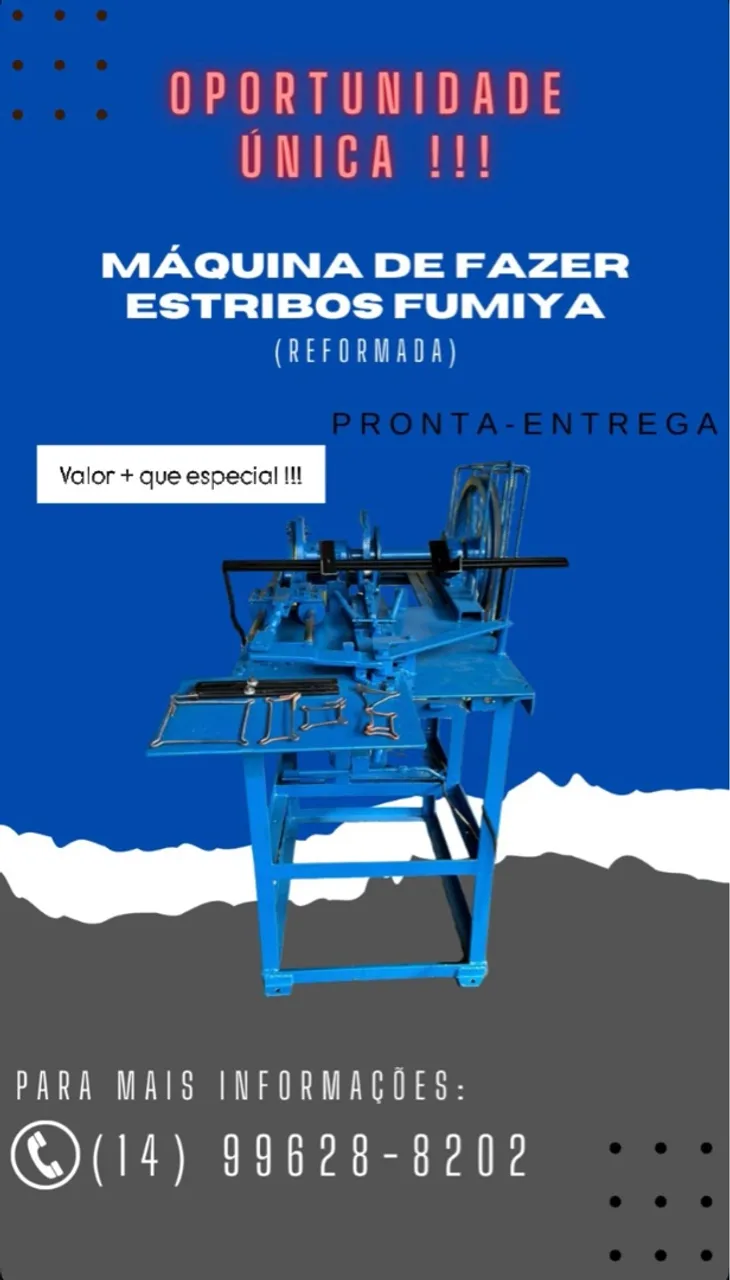 Máquina de Fazer Estribos Fumiva - Reformada