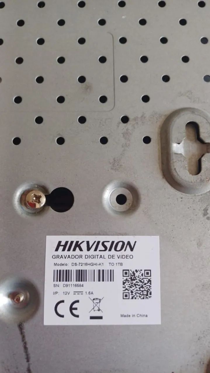Gravador de Vídeo Hikvision Dvr 16 canais com HD 1tb - Foto 3
