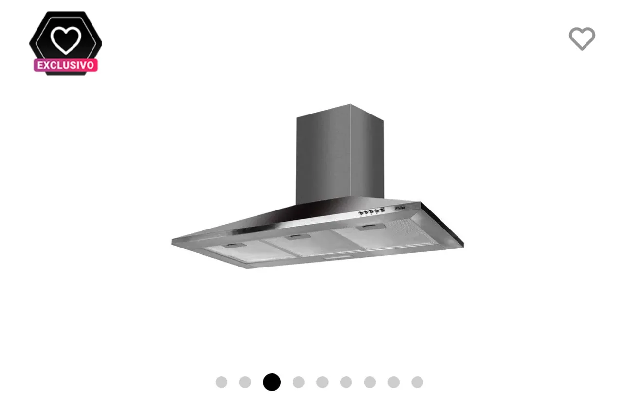 Coifa de parede inox Philco