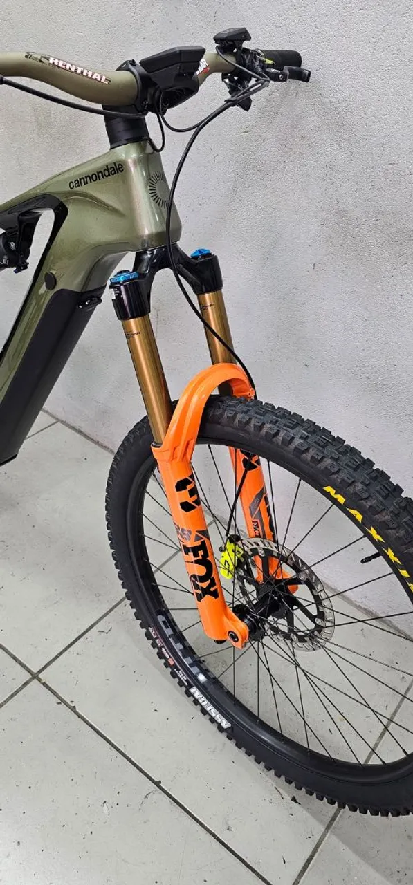 Adaptador de suspensao Fox Rock Shox Tapered para E-bike Cannondale Trek Rail Sense etc