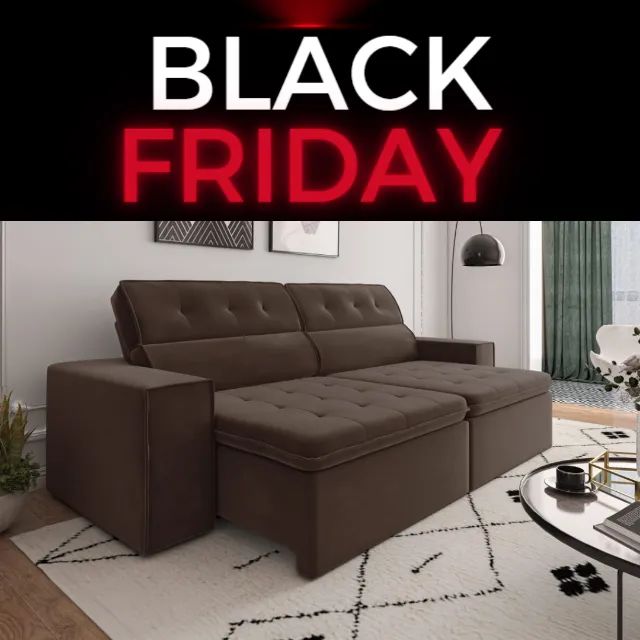 sofa retratil e reclinavel de molas 