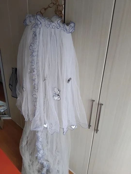 Mosquiteiro Berço de teto com capa - Novo