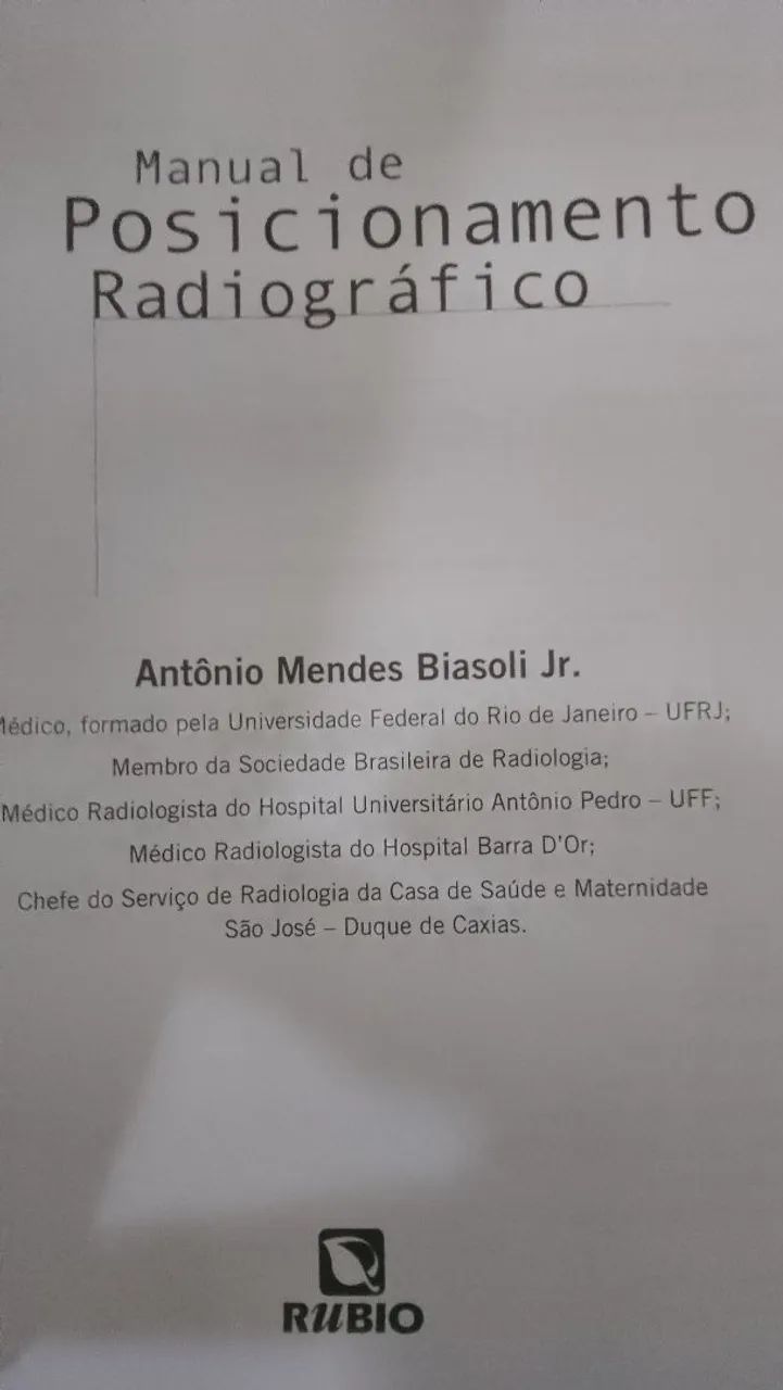 MANUAL DE POSICIONAMENTO RADIOGRÁFICO  - Foto 2