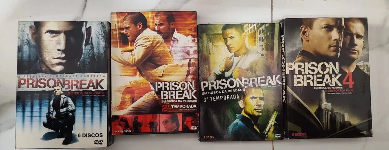 DVD Prison Break - 4 Temporadas Completas - DVD, Blu-Ray e Vídeo
