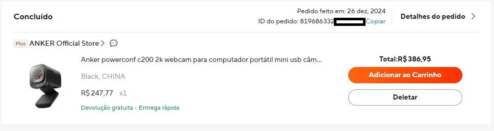 Webcam 2K Nova Anker C20064166973676675125