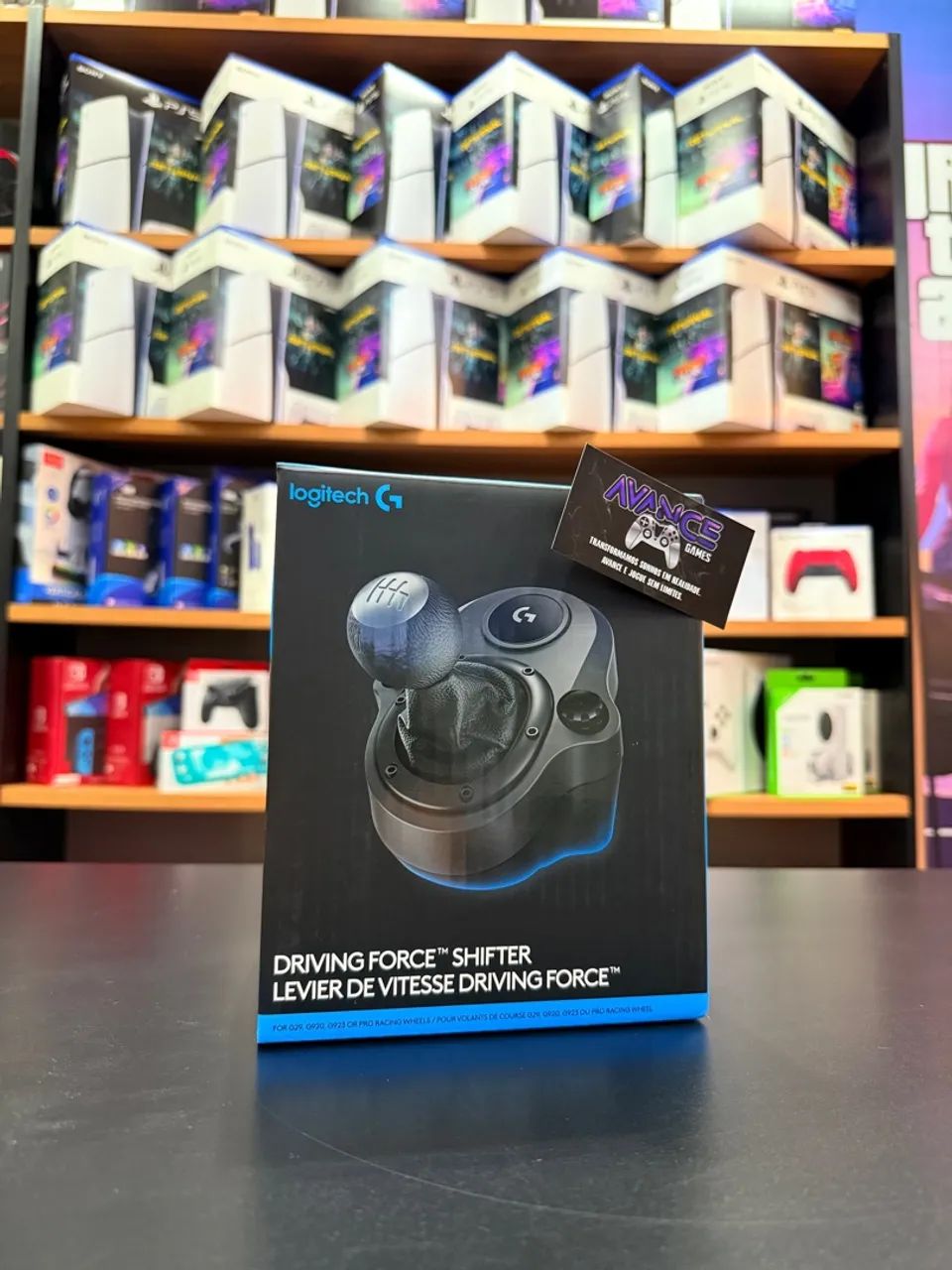 Câmbio logitech