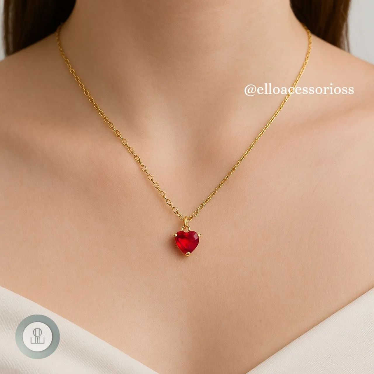 Colar Feminino Amor Escarlate 