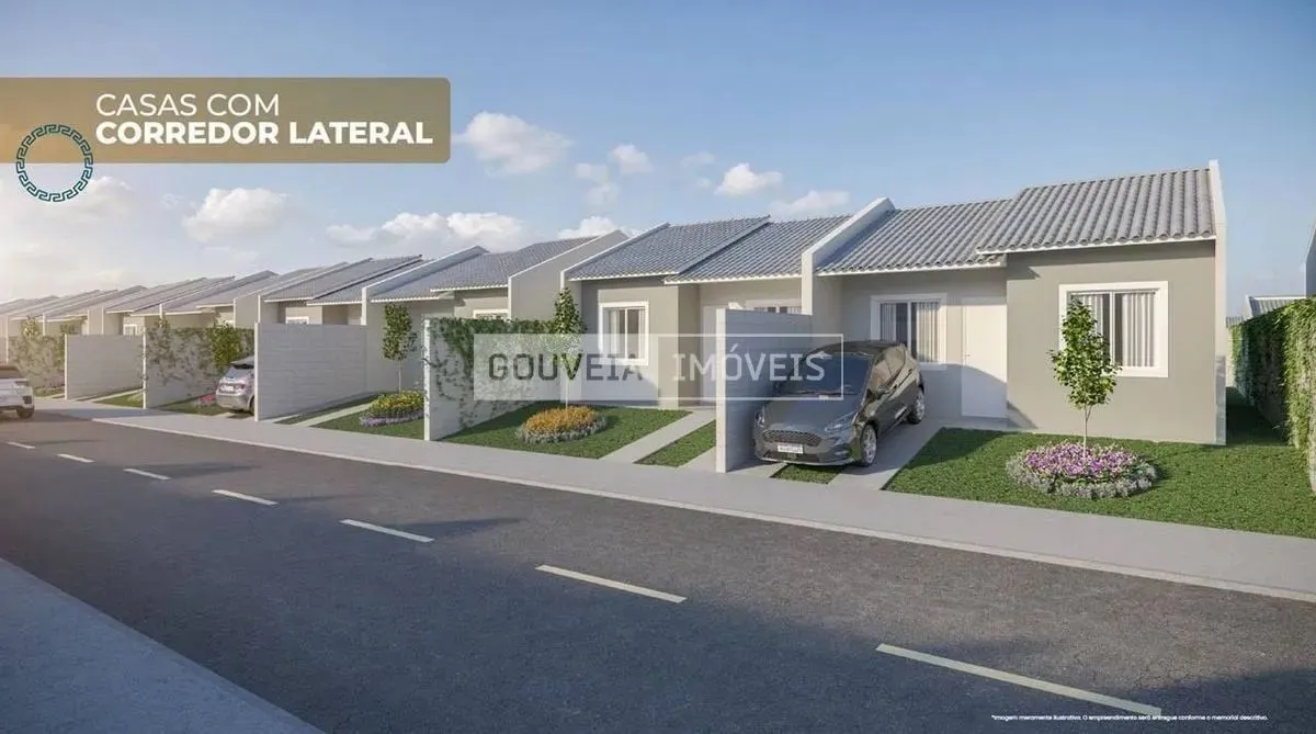Casa 2 Dormitórios, 54,67 m², à venda por R$ 249.000 - Campo Largo da Roseira, São José do
