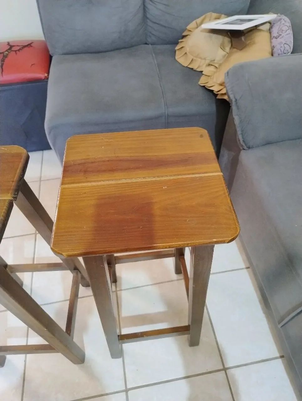  Banquetas de Madera  - Foto 2