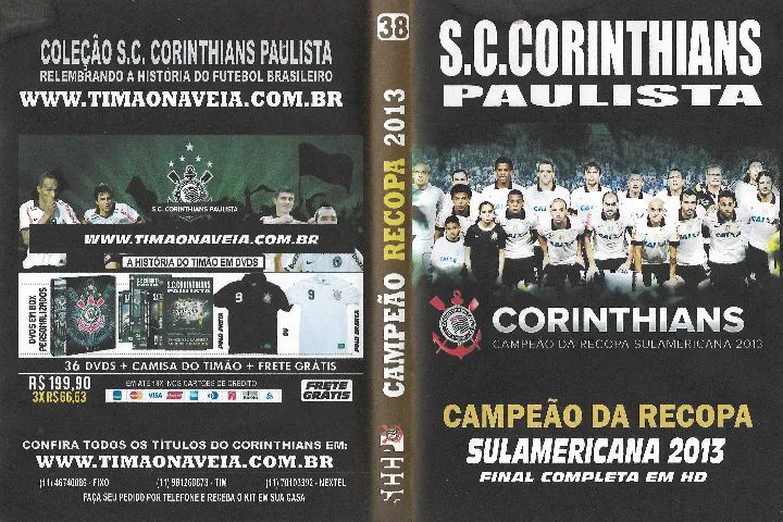 DVD Corinthians Campeão Recopa 2013