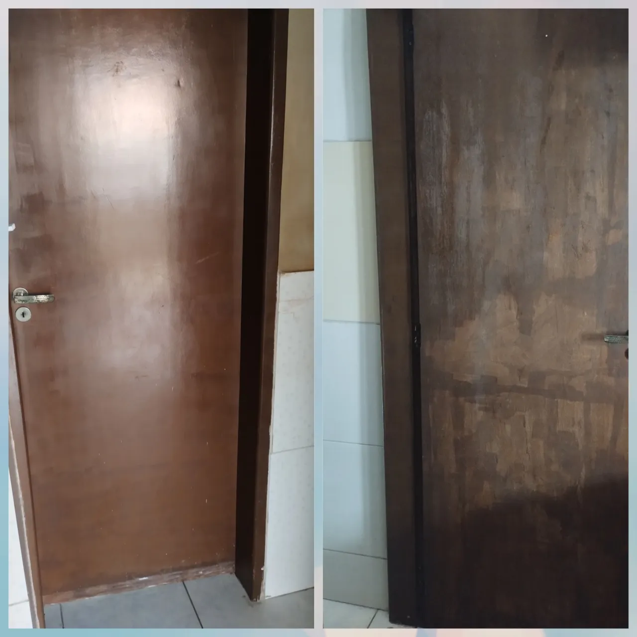 2 Porta de madeira para decoração