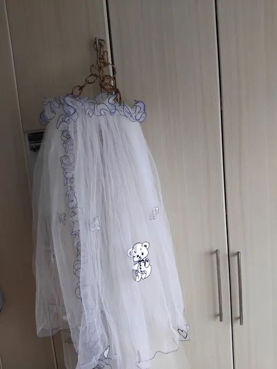 Mosquiteiro Berço de teto com capa - Novo - Foto 5