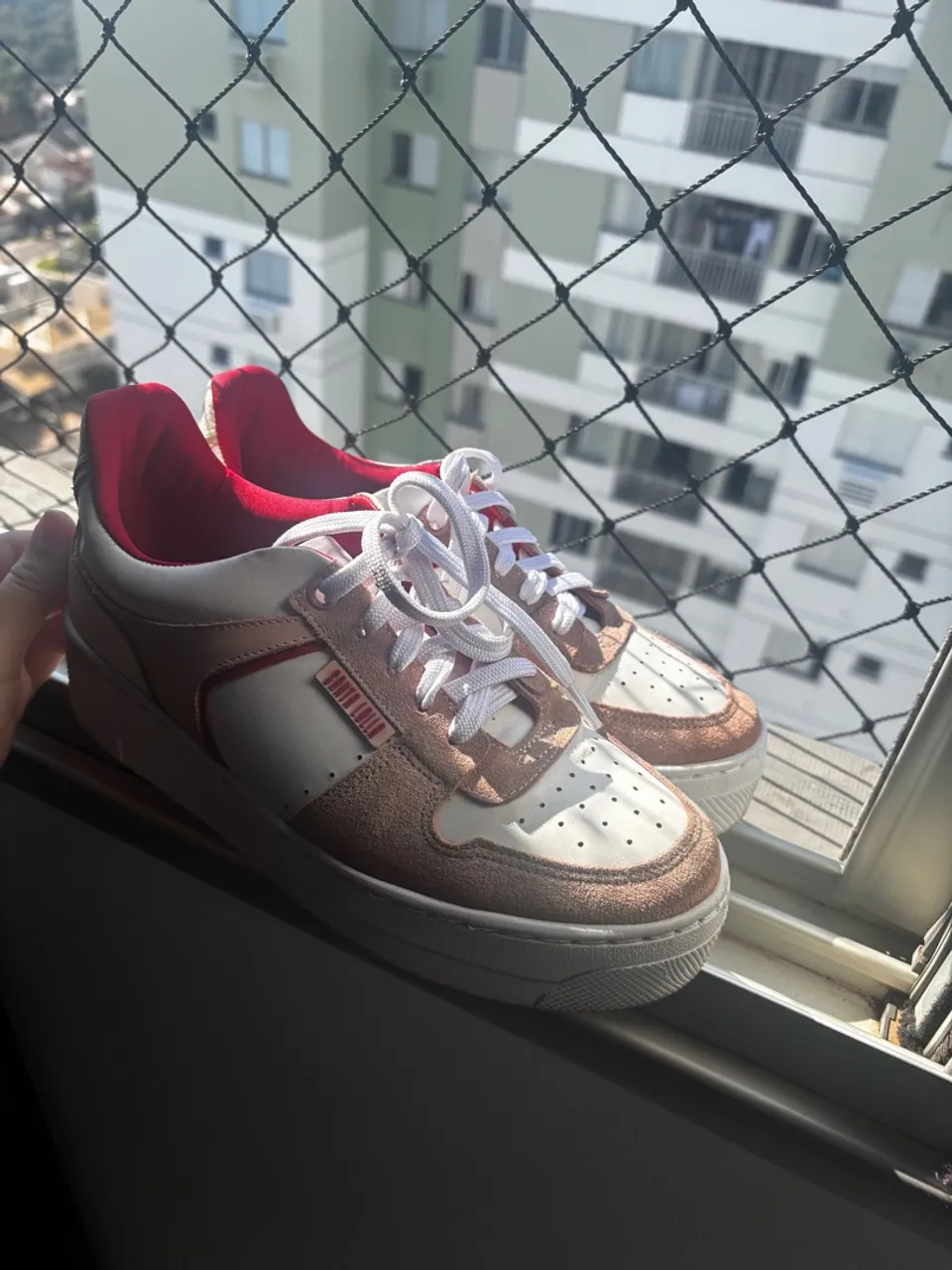 Tênis Santa Lolla - Rose e Branco