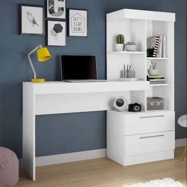 Escrivaninha Office 2010 2 Gavetas - Notável Móveis (FAZEMOS ENTREGAS DF E ENTORNO ) - Foto 3