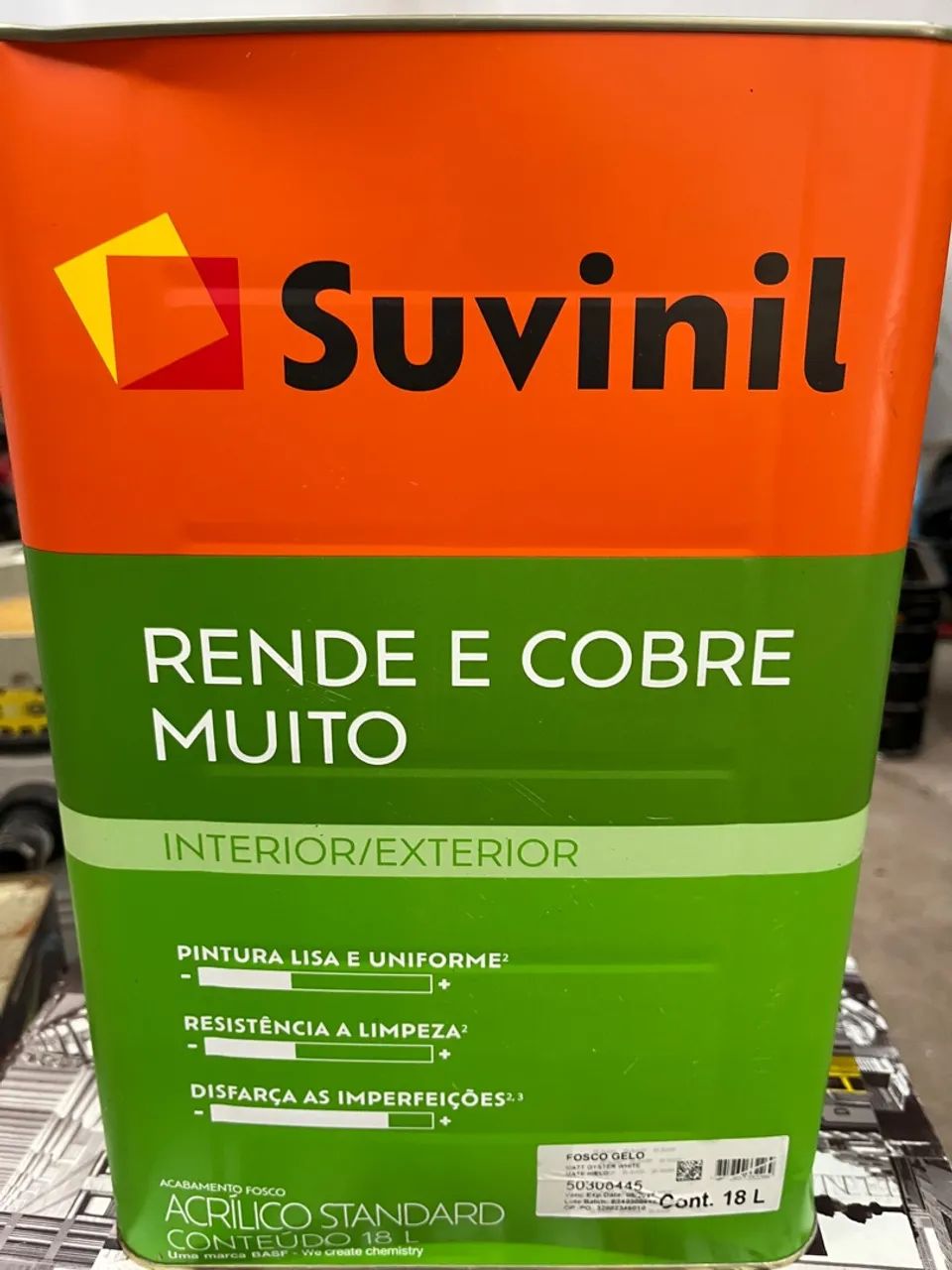 Tinta Fosco Gelo 18L - suvinil  - Foto 5