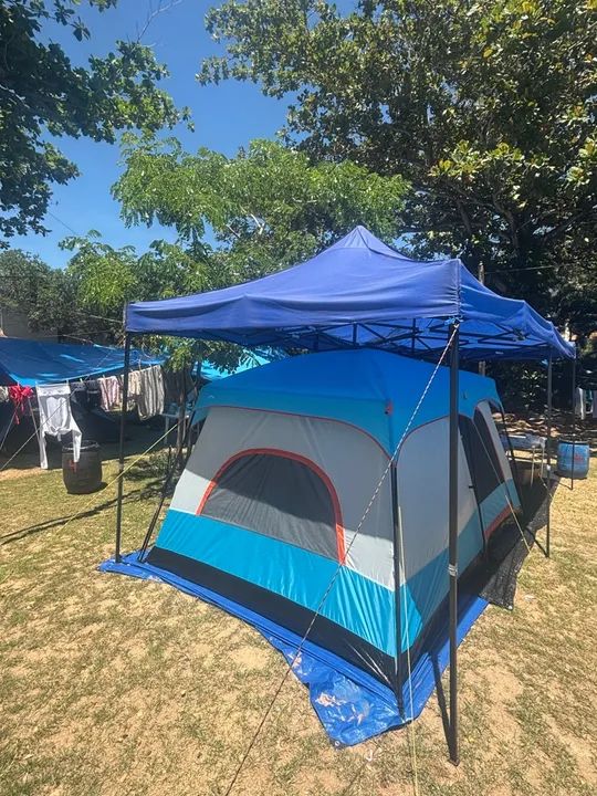 Tenda Camping 8 a 12 Pessoas - Impermeável e Respirável - Foto 3