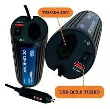 Inversor Transformador Tensão Veicular 200w 12v 110v Usb - Foto 2