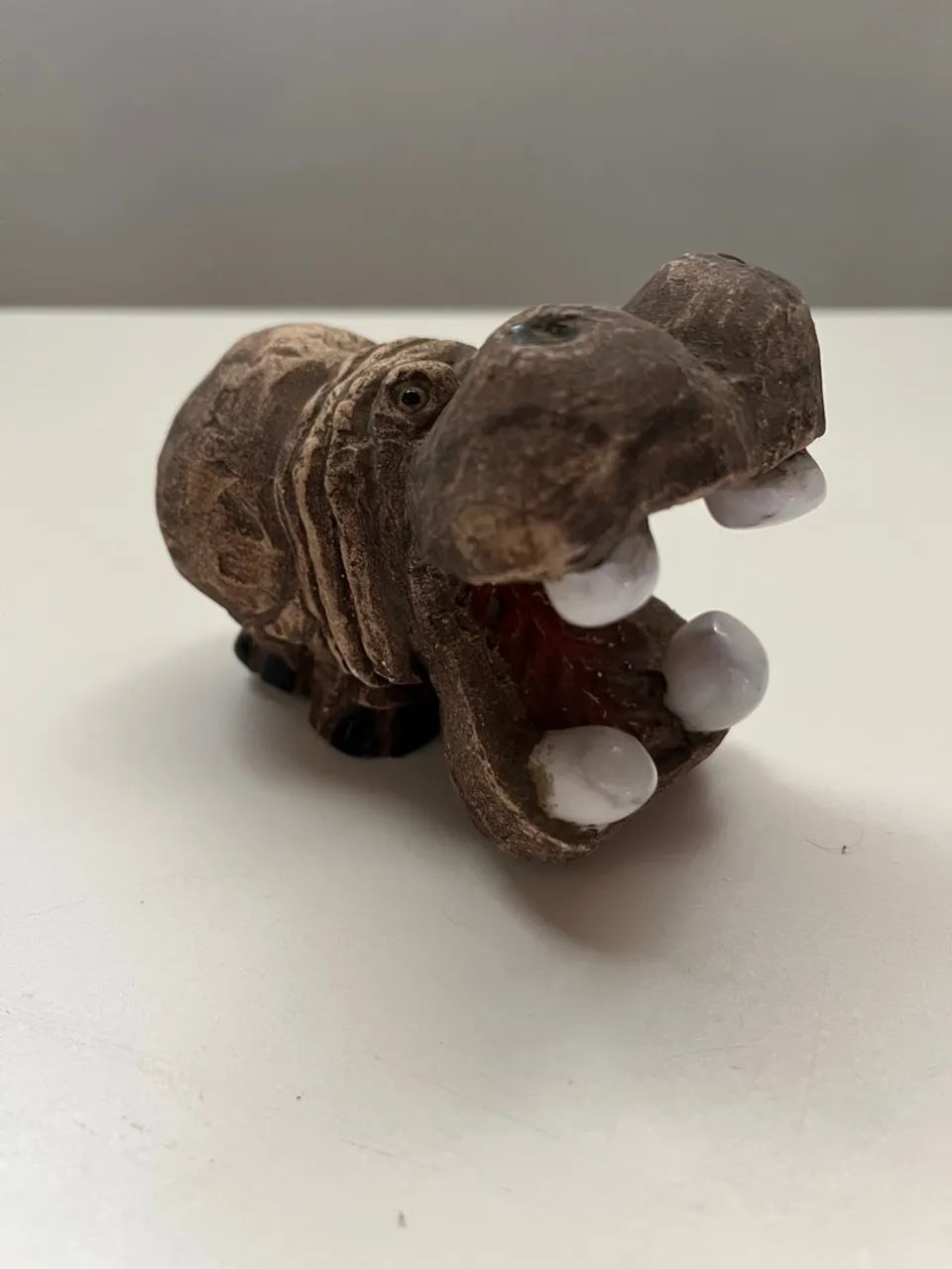 Miniatura Hipopótamo Decorativa