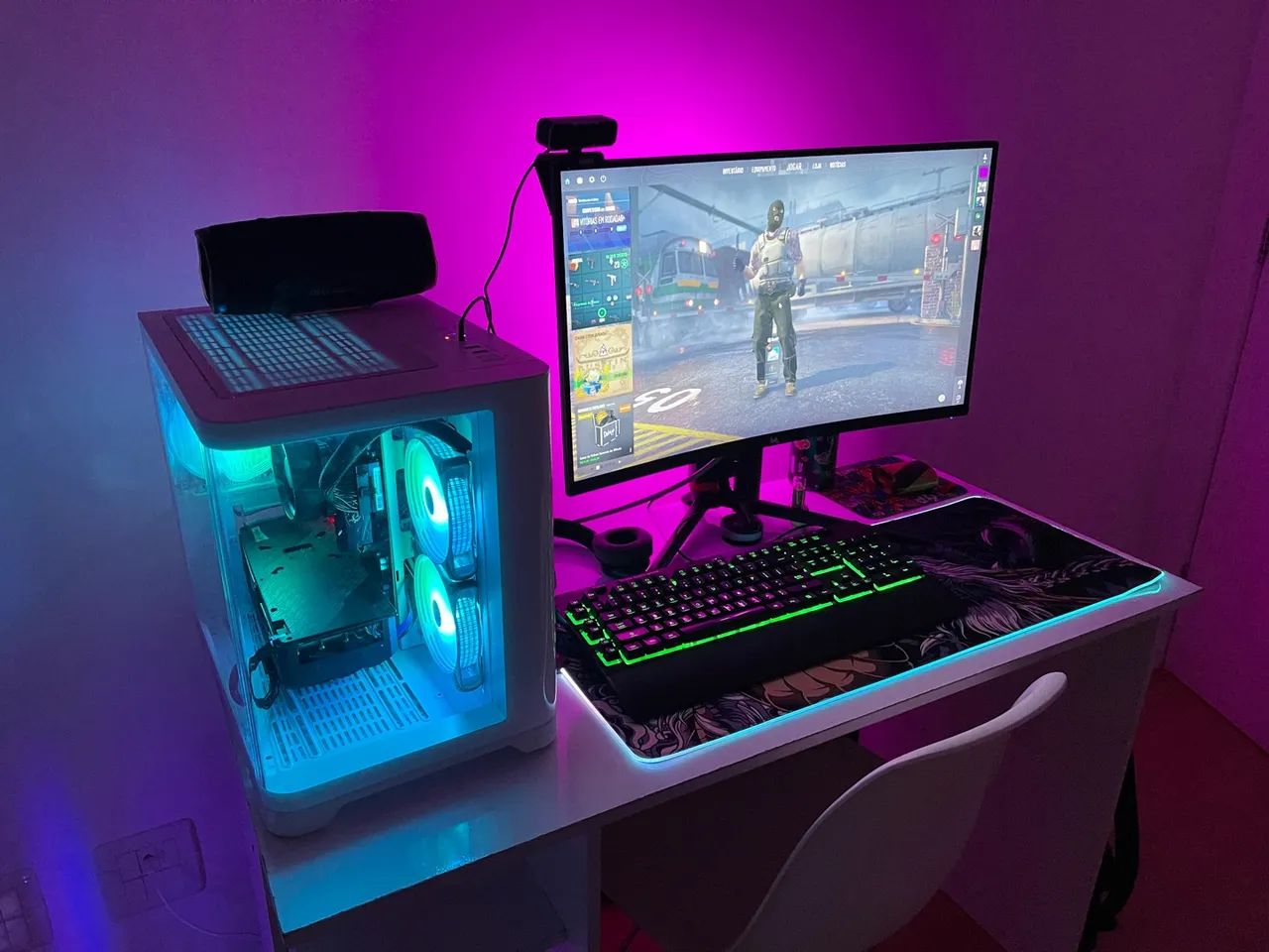 PC Gamer Ryzen 5 + RX 5600 XT + 16GB + Monitor 27 polegadas 180Hz AOC (na garantia) - Foto 5