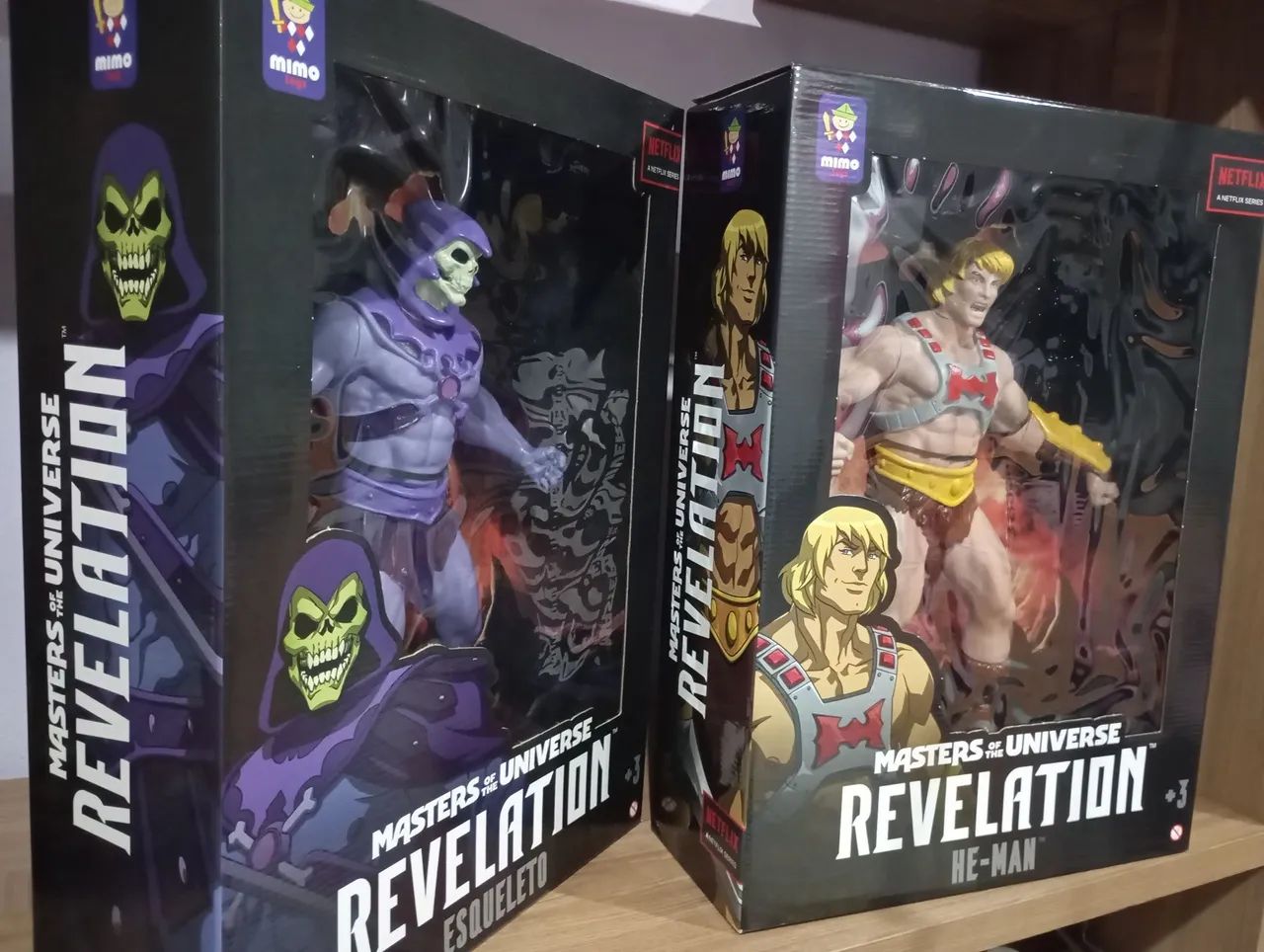 Esqueleto e He-Man Revelation 45cm