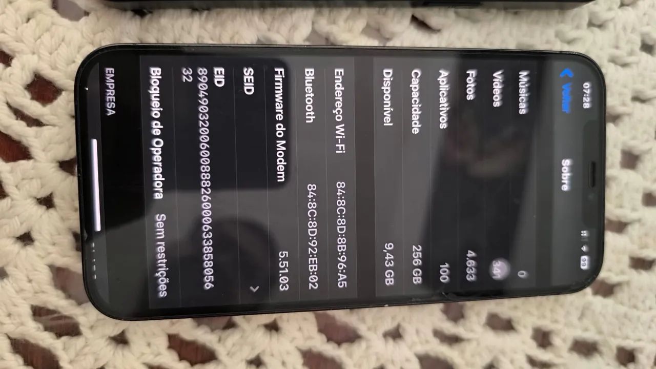 iPhone 12 - 256GB - Preto